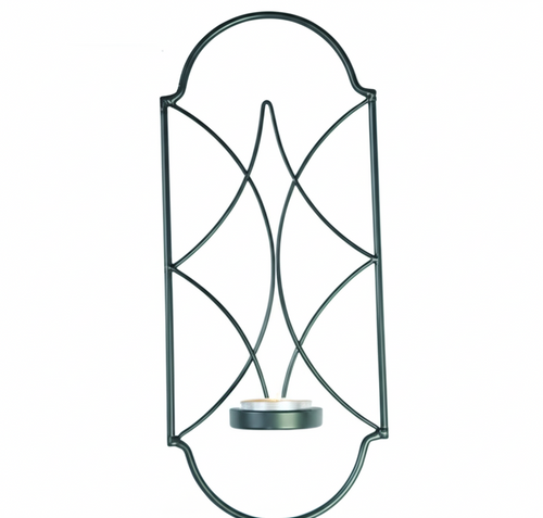 1PC Metal Wall Hanging Sconce Candle Holder – Luxury Geometric Gold Wall Decor