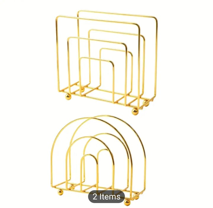 1pc Tissue Dispenser Dining Tables Napkin Holder Metal Paper Napkin Holder