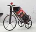 Bicycle Shape Single Bottle Display Rack