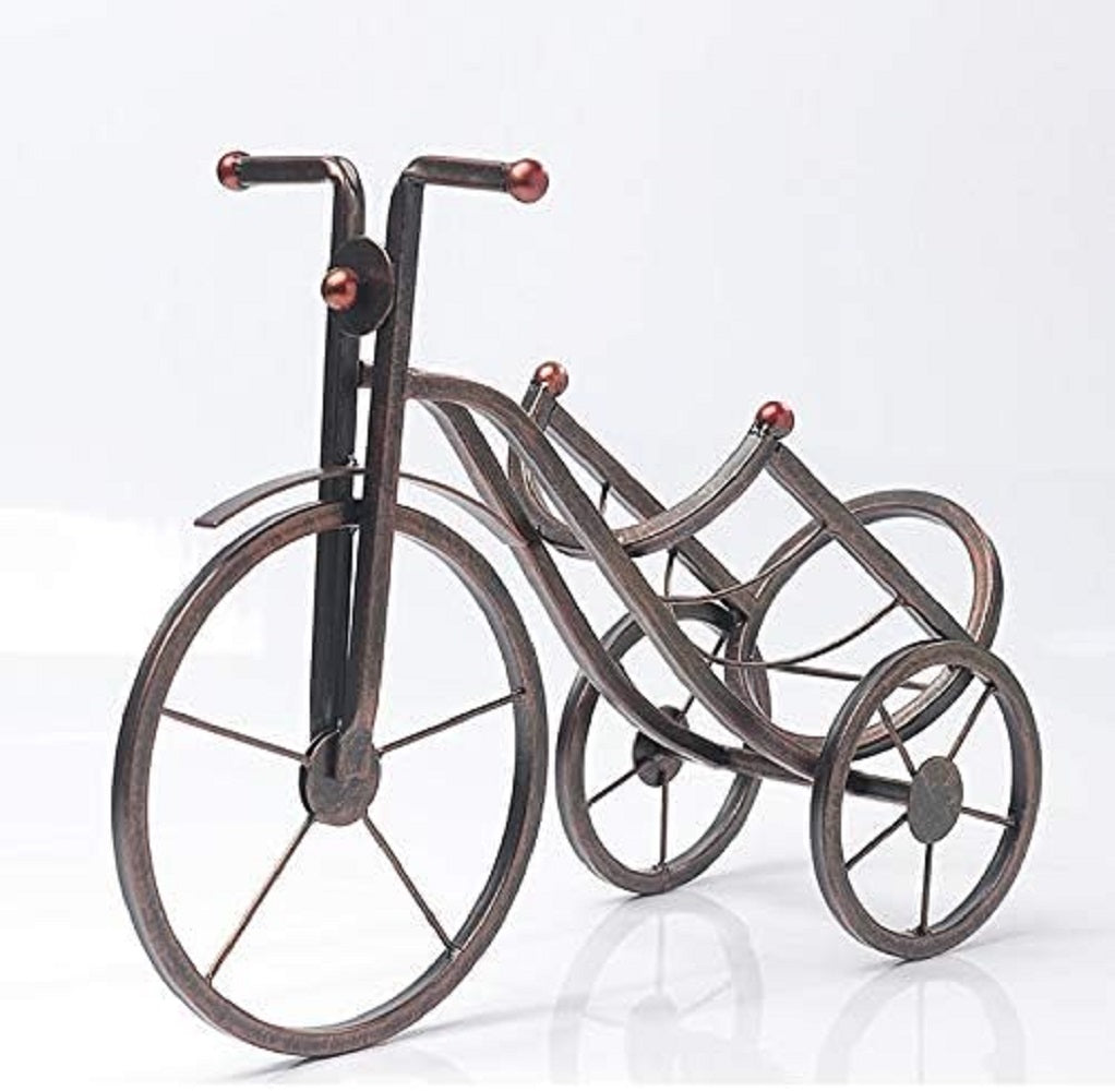 Bicycle Shape Single Bottle Display Rack