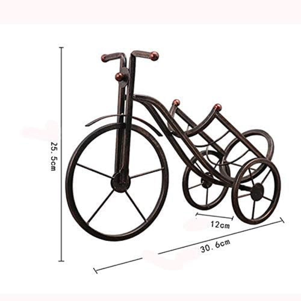 Bicycle Shape Single Bottle Display Rack