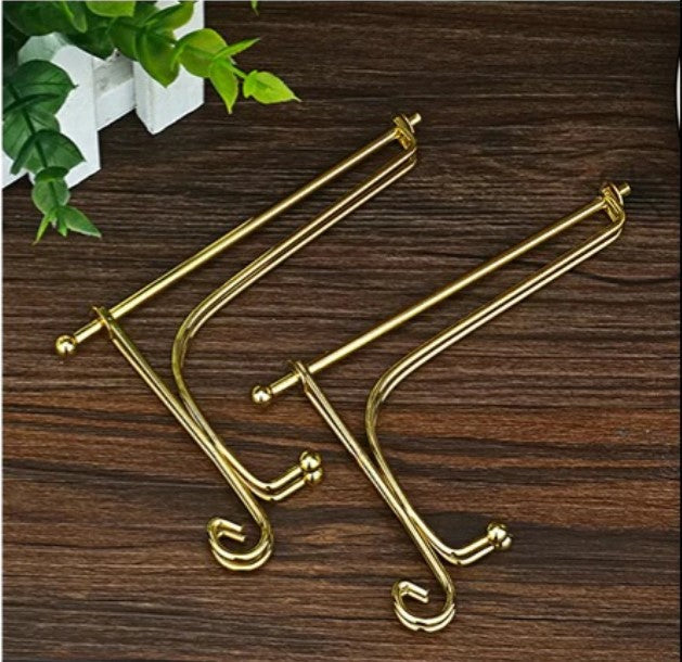 1x 12 inch Display Stand Iron Easel Plate Display Photo Holder Stand