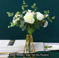 Luxury Gold Geometric Metal Wire Flower Vase – Elegant Nordic Tabletop Glass Test Tube Planter for Home Decor