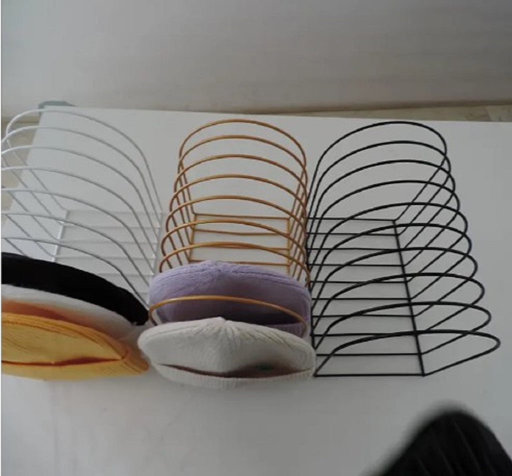 Freestanding Iron Organizer Book & Magazine Holder