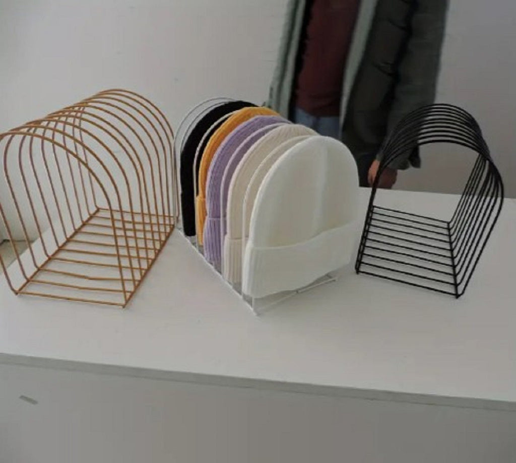 Freestanding Iron Organizer Book & Magazine Holder