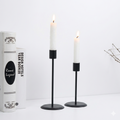 2Pcs Modern Metal Candle Holder Set – Elegant Candlestick Stand for Wedding, Dining & Home Decor