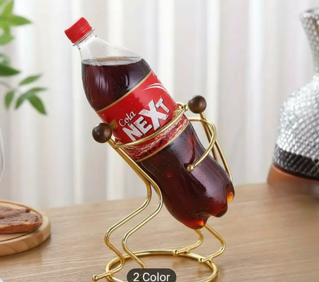 Premium Humanoid Design Beverage Rack - Unique Table Centerpiece for Next Cola