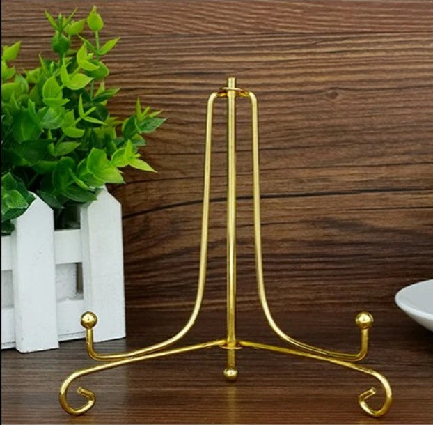 1x 5inch Display Stand Iron Easel Plate Display Photo Holder Stand