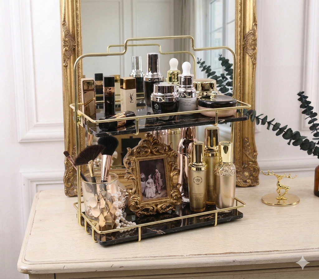 2-Tier Serving Tray – Modern Dining & Party Display Stand