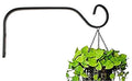 Wall-Mounted Plant Hanging Bracket – Heavy-Duty Metal Hook for Hanging Plants, Lanterns & Wind Chimes (Classic Black Finish)