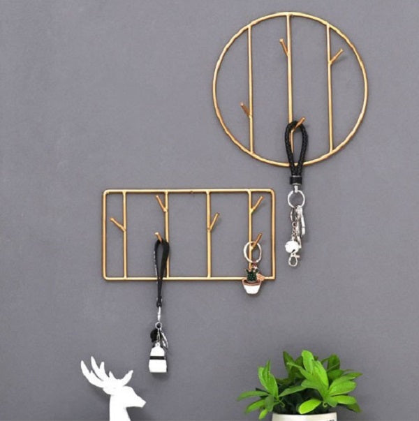 Iron Art Key Holder Wall Coat Hangers Home Decoration wall Hook