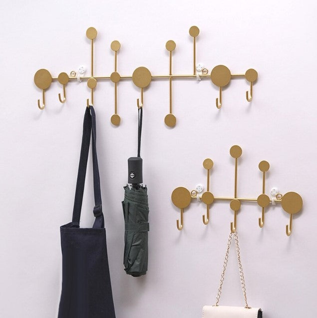 Wall Hook Organizer – Luxury Metal Hanger for Coats, Bags & Keys