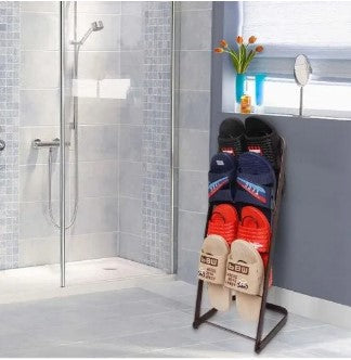 Modern Slipper & Shoe Organizer Rack – Sleek Vertical Hanger for Slippers & Sandals