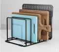 Heavy-Duty Kitchen Organizer Rack – Multi-Purpose Stand for Chopping Boards, Pot Lids, Plates & Bakeware – Space Saving Countertop Storage