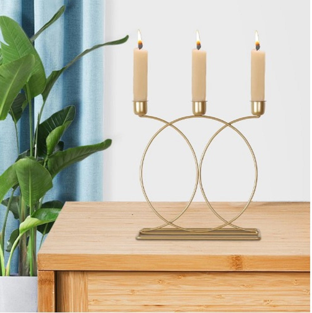 Candle Holder Candlestick Props Candelabra for Wedding Tabletop Decor