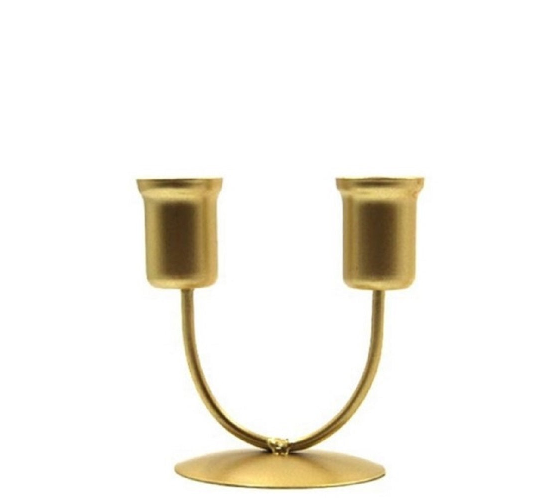 2 Arm Candelabra for Wedding Prayer Candlestick Candle Stand Dinning Table Centerpiece Decoration