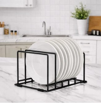 Heavy-Duty Kitchen Organizer Rack – Multi-Purpose Stand for Chopping Boards, Pot Lids, Plates & Bakeware – Space Saving Countertop Storage