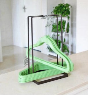 Mini Metal Modern Hanger Organizer Stand – Sleek & Durable Storage Solution for Laundry & Closets