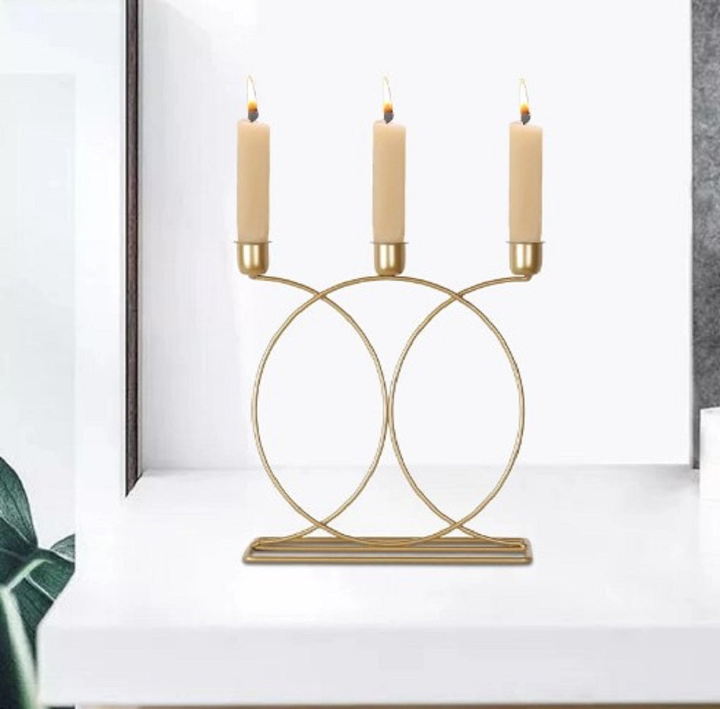 Candle Holder Candlestick Props Candelabra for Wedding Tabletop Decor