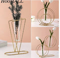 Pack of 3 Geometric Metal Table Vases