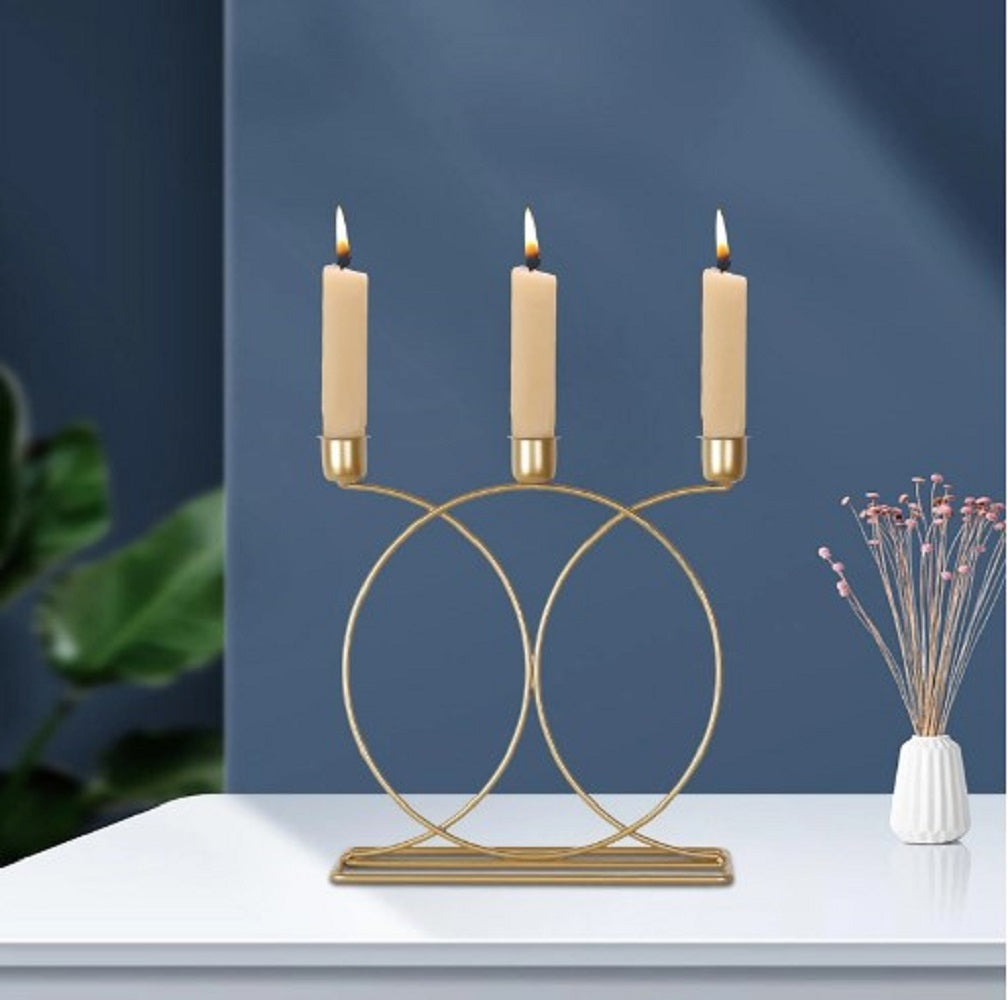 Candle Holder Candlestick Props Candelabra for Wedding Tabletop Decor