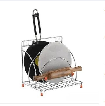 Rack – 2-in-1 Wall Mounted & Countertop Stand for Chopping Boards, Pot Lids, & Kitchen Accessories