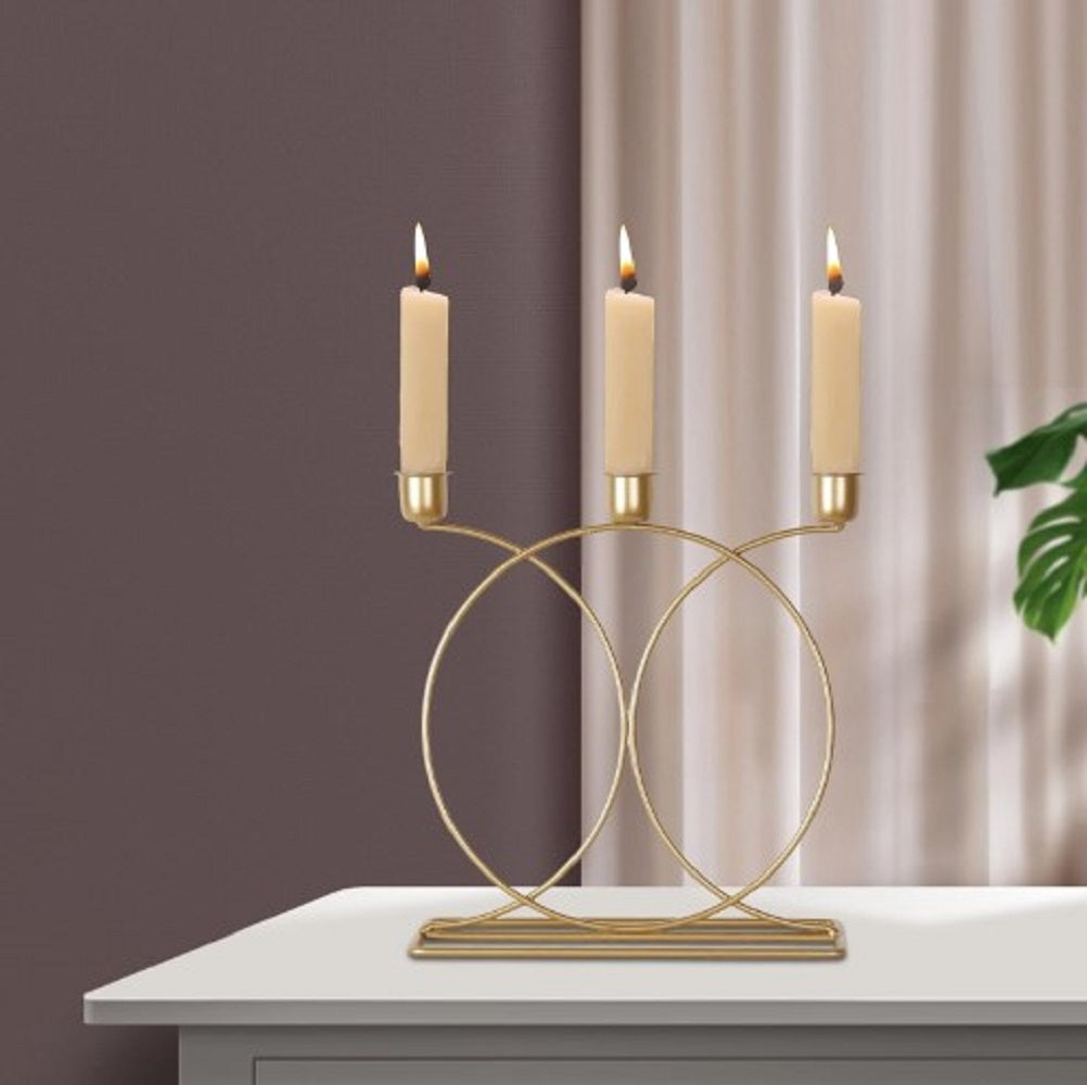 Candle Holder Candlestick Props Candelabra for Wedding Tabletop Decor