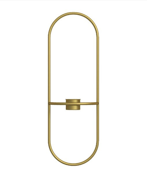 1pc Nordic Style Candle Holder Metal Wall Decorations