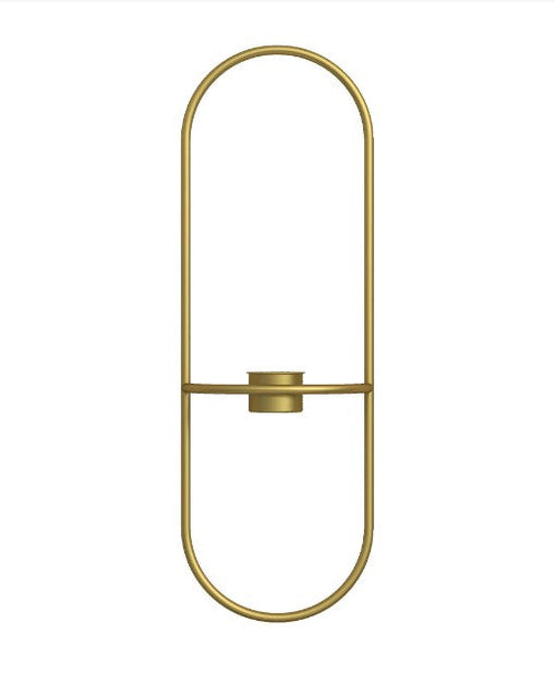1pc Nordic Style Candle Holder Metal Wall Decorations