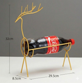 Luxury Golden Deer Bottle Holder - Creative Metal