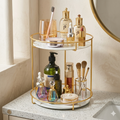 Iron Art Nordic Style Bathroom Rack Lipstick Perfume Cosmetic Skin Care Product Storage Rack Finishing Table Rack